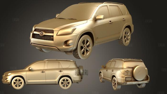 Toyota RAV4 2010 stl model for CNC